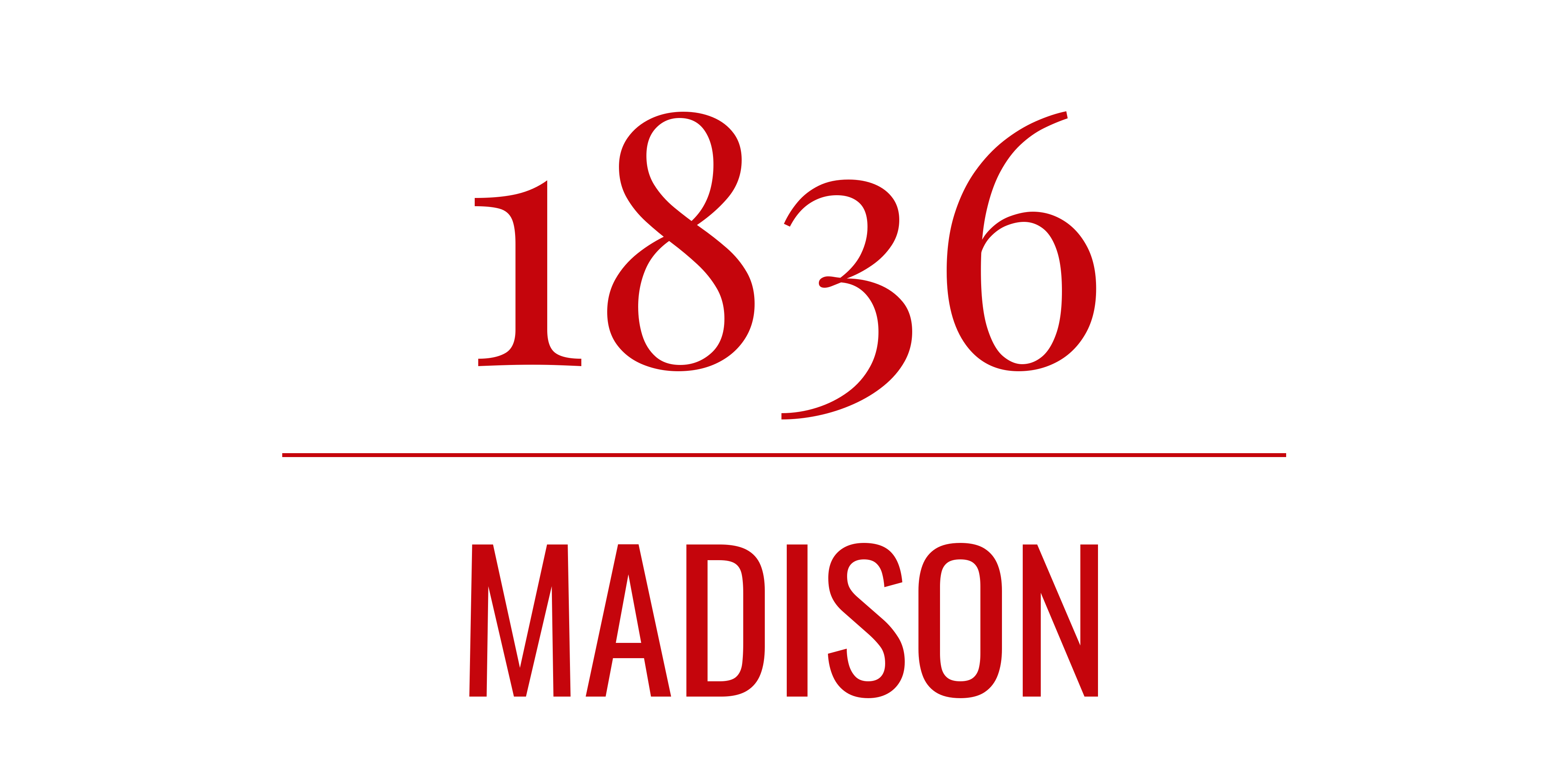 Madison 1836 Year Stacked